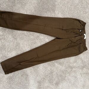 Paoloni Brown Chinos with Tapered Fit